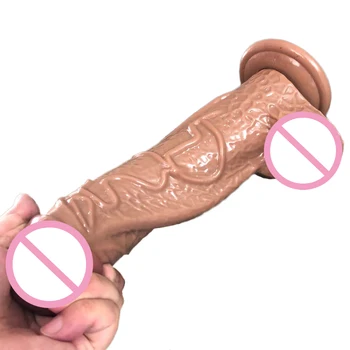 28*6 Cm Negru Imens Vibrator Super Mare Realist Penis Gros Penis Adult Femei Masturbare Gode Anal Plug Erotic Introduce Produse Pentru Sex