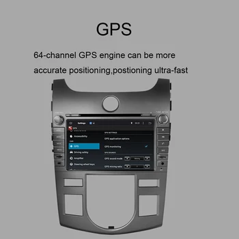 Android Octa Core 4GB RAM GPS Auto Radio Unitatea de Cap Pentru Kia Cerato/Forte a/C Auto 2008-2012 Navigatie GPS DVD Player Multimedia