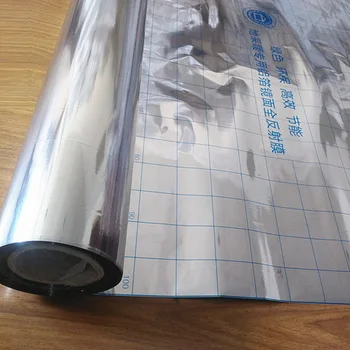 0,03 mm Îngroșa Folie de Aluminiu de Înaltă Calitate, Oglinda de Reflexie Folie pentru Incalzire Electrica in Pardoseala cu Film Sistem de 2 metri patrati