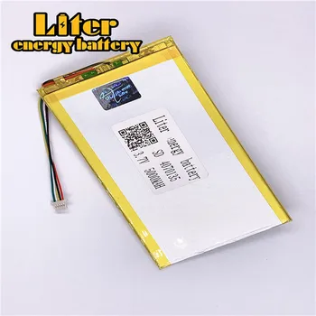 1.0 MM 5pin conector Personalizate 3.7 V 4070135 5000mah Tablet PC baterie li-polimer baterie