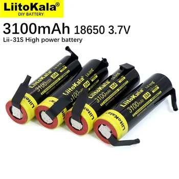 1-20BUC Noi LiitoKala Lii-31 Baterie 18650 3.7 V/4.2 V Li-ion 3100mA 35A baterie de Putere mare Pentru dispozitive de scurgere+DIY nichel