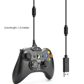 1,5 m Cablu de Încărcare USB pentru Xbox 360 Wireless Controller de Joc Joaca de Încărcare Încărcător Cablu de Cablu de Înaltă Calitate Joc Accesoriu 2019