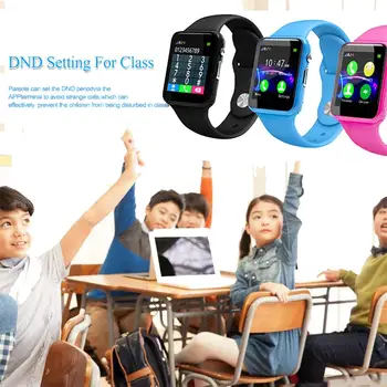 1.54 Inch pentru Copii Telefon Ceas Inteligent SOS Antil-a pierdut Smartwatch Poziționare Mobil Cartela SIM Ceas de Apel Locație Tracker Ceas