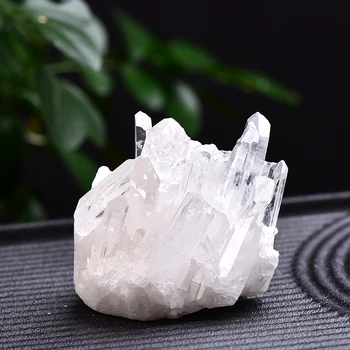 1 BUC Alb Natural Cluster de Cristal Cristal de Cuarț de Sănătate Vindecare Reiki Pietre de Cristal Punct de Specimen Decor Acasă Prime Cristale