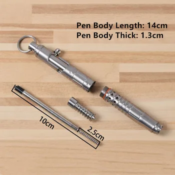 1 BUC EDC Defensivă Tactical Pen Multi-Scop Titan Tip Stilou Primăvară Stiloul în aer liber de Auto-apărare Tactice Pen Accesorii Instrumente