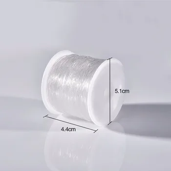 1 mm x 90 Metri Elastice de Întindere ștrasuri din Mărgele Fir de Artizanat Bijuterii Brățară Efectuarea Cablu Șir
