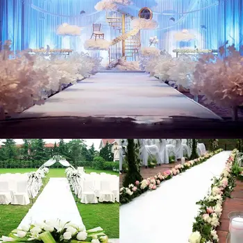 1 mx 12 m de podea Covor alb Covoare pentru banchet de nuntă, filme, festival, Seara sărbători, premii, evenimente, covor decor