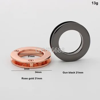 10-30-100buc 21mm 22mm aliaj de zinc plane circulare ochi depozitare accesorii hardware șuruburi cu Ochi de Porumb ochiuri rotunde cu șuruburi