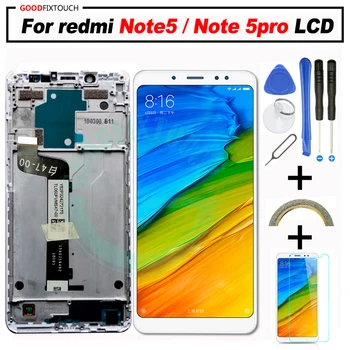10-Touch NOU, original, LCD+Rama Pentru Xiaomi Redmi Note 5 Pro tv LCD Display Ecran de Înlocuire Pentru Redmi Note 5 LCD Snapdragon 636