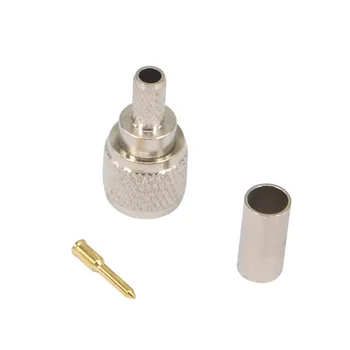 100 de Bucăți RF conector mini UHF de sex masculin pentru RG58 RG142 LMR195 cablu adaptor