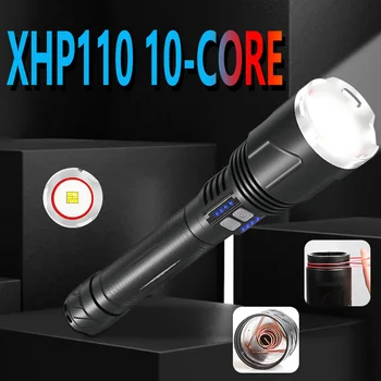 1000000lm XHP110 10Core Puternic Lanterna Led Acumulator 26650 USB Reîncărcabilă Tactice Lumina Flash USB Zoom Lanterna Lampa