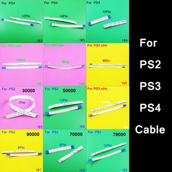 100BUC 7000x 75000 77000 Putere Comutatorul de Resetare Panglică Cablu Flex Pentru PS2 30000 50000 70000 79000 90000 pentru PS4 PS3 slim Wiiu pad