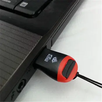 100BUC/lot USB 2.0 Micro SD SDHC TF Card de Memorie Flash Reader Mini Adaptor Pentru Laptop Picătură de Transport maritim