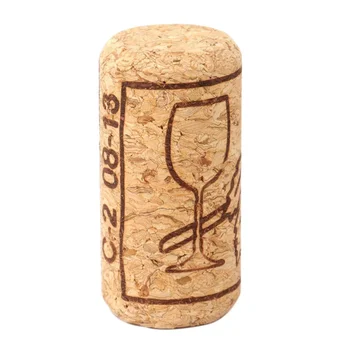 100buc/set Sticla de Vin Dop de Sticla de Vin Roșu Dop de Stejar Roșu de Sticlă cu Dop de lemn de Stejar Dopuri de Vin