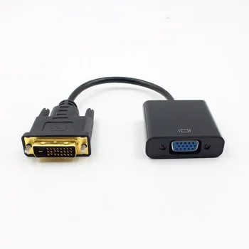 1080P DVI-D 24+1 Pin Male la VGA 15Pin Femeie Activă Cablu Adaptor Convertor AS99