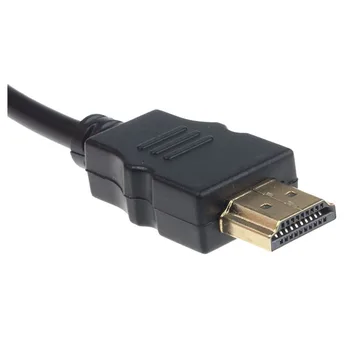 1080P HDMI la VGA Cu o Convertor Adaptor de Alimentare USB, Cablu Video Negru