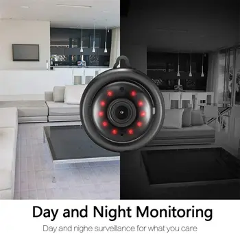 1080P Wireless Mini WiFi Camera Camera de Securitate IP CCTV de Supraveghere Video IR Night Vision DVR DV