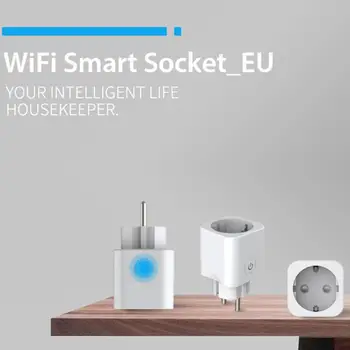 10A Inteligent UE Plug Inteligent Wifi, Socket UE Plug EWeLink Pentru Alexa de Start Google Mini IFTTT Smart Home Priză Accesorii
