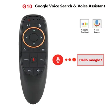 10buc G10S Pro G10 Voce de la Distanță de Control 2.4 G Wireless Air Mouse Microfon, Giroscop pentru Android tv box T9 H96 Max X96 mini