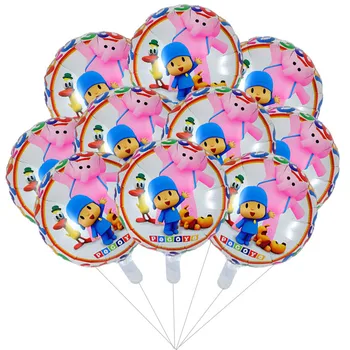 10buc/lot 18inch Desene animate Pocoyo Baloane Folie pentru Petrecerea de Nunta de Decorare Copil de Dus Aer Gonflabile Globos Jucarii Copii
