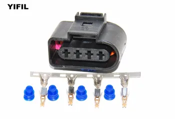10buc/lot 4 Pin/Mod de Auto Aprindere Bobina Conectorul Electric Kit de Reparare Caz Pentru Audi VW Passat Jetta Grupul VAG 1J0973724