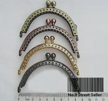 10buc/lot DIY Apăsați 8.5 cm Patru Alegere Culoare Metal Geanta Cadru Mâner pentru Sac de Cusut Ambarcațiuni Croitor Canalizare