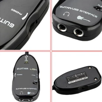 10X en-Gros Chitara Cablu Audio Interfata USB Link-ul de Cablu Adaptor pentru MAC/PC-ul de Înregistrare Accesorii Pentru Jucătorii Chitara