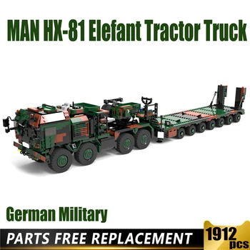 11.11 mai Nou Militar German Blocuri WW2 Blindate M113 Purtător de Cărămizi MAH HX-81 Elefant Tractor Camion Blocuri toyd pentru băiat