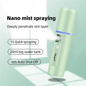110-220V cu Ultrasunete Fata de Curățare Skin Scrubber Porii Fetei Demachiant Spatula Racleta Exfoliant + Nano Ceață Față Vapor 46