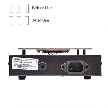 110V NE / 220V UE Ecran LCD Separator de Încălzire Platforma Placă de Sticlă, Îndepărtarea Telefon Reparații Mașină Automată de Căldură Placă Netedă Stație