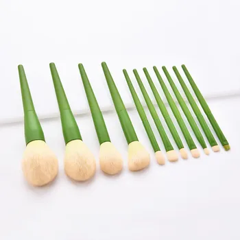 11pcs Set de Perii Machiaj de Evidențiere Dermatograf, Fard de pleoape Fundația Cosmetic Contur Pulbere de Amestecare Kabuki Make Up Brush Tool