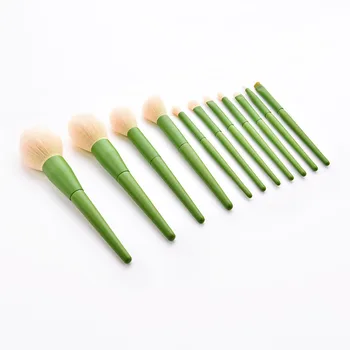 11pcs Set de Perii Machiaj de Evidențiere Dermatograf, Fard de pleoape Fundația Cosmetic Contur Pulbere de Amestecare Kabuki Make Up Brush Tool