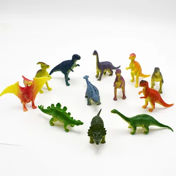 12pcs/lot Dinozauri Model Drăguț Animale Cadouri Baieti Jucarii Hobby-uri pentru Copii mici Mici de Plastic Dinozaurilor Cifre GYH