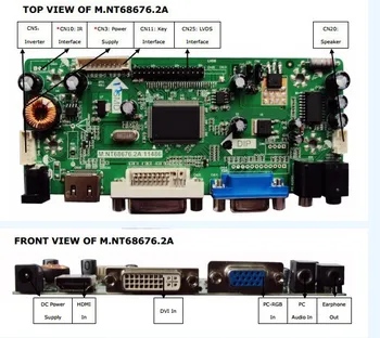 14.9-inch LCD display module kit 1280*390 HDMI DVI VGA pentru Raspberry Pi afișare Temperatură Calculator Memorie Display Auto DIY Kituri