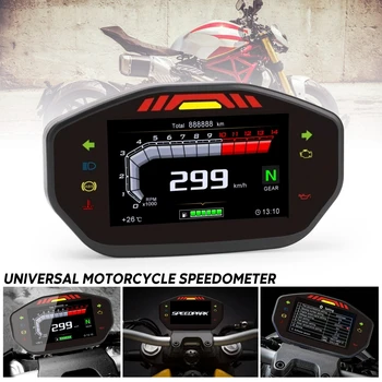 14000RPM 6 Viteze lumina de Fundal Motocicleta Kilometrajul For1, Cilindri de 2,4 Metri TFT Vitezometru Digital Pentru Motocicleta de Curse de Viteză