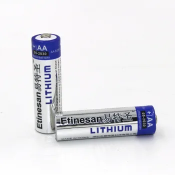16pcs/lot Etinesan SUPER Puternic Litiu de 1.5 V AA de Puternice Unică folosință cu Baterii Bun preț și calitate.15 ani de valabilitate