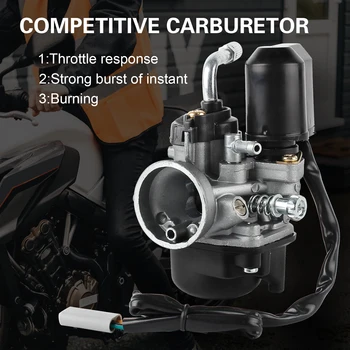 17.5 mm Sport Carburator cu E-Sufoca Admisie Membrana pentru 50cc scuter piaggio Gilera Aprilia toate modele comune