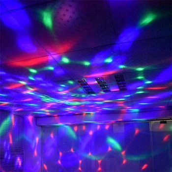 1buc 3W Mini Multi-color cu LED-uri Lumina de Scena Muzica de Petrecere Concert Show Efectuate de Miel Cu incarcare USB Pentru DJ Disco Ziua de Crăciun Decor