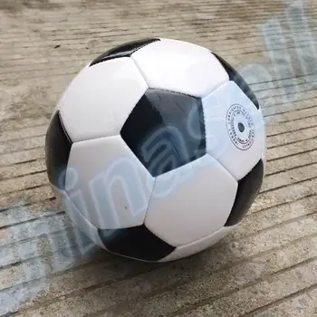 1buc-negru Clasic alb Dimensiune copil de 4 în aer liber Butil interior Minge de Fotbal Standard Dimensiune adult 5 PU Minge de Fotbal minge de Formare