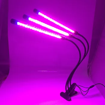 2/3/4 CAP USB timer Planta cu LED-uri Cresc Lumini de iluminat 5V adaptor pentru interior legume cu efect de seră de Flori în creștere Fito Lampa