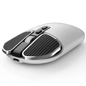 2.4 g M 203 Usb Mut Mouse-ul Ergonomie Mouse Optic Metal Role Mouse-ul Reglabil