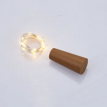 2 buc 20LED Baterii Ghirlanda Sticla Lumini LED Beteala Plută Lumina Lumina de Crăciun Cupru Ghirlanda Șir de Sârmă Feston Lumină LED-uri