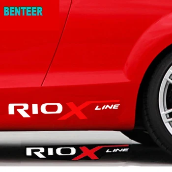 2 buc/lot caroserie decalcomanii autocolant autocolant Pentru Kia RIO RIO X LINE