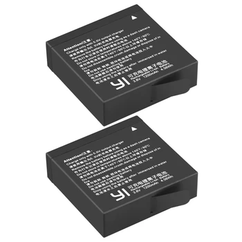 2 buc Pentru AZ16-1 XIAOMI YI II 4K baterie + LCD Dual USB Încărcător pentru Bateria Xiaomi Yi 4K Sport de Acțiune aparat de Fotografiat