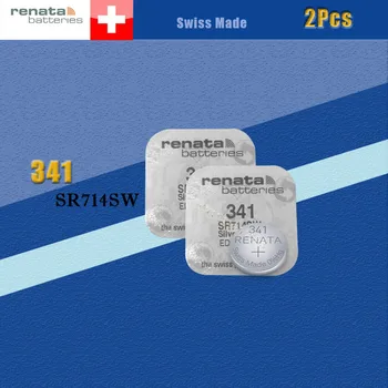 2 buc Renata 1.55 V Baterie de Ceas 341 SR714SW Oxid de Argint Swiss Made E341 S36 RW322