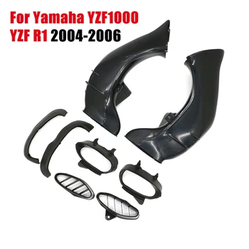 2 buc YZF 1000 Ram Tubul de Admisie de Aer Conductă de Acoperire Carenaj Pentru Yamaha YZF1000 YZF R1 2004 2005 2006 Plastic ABS Accesorii pentru Motociclete