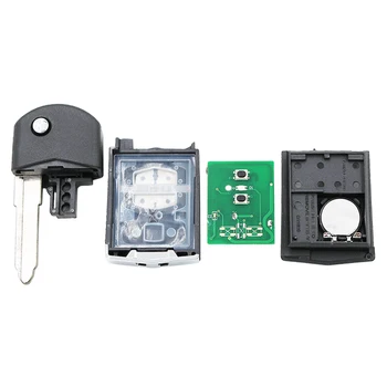 2 Buton de Pliere Smart Key Fob Flip-Telecomanda Cheie Auto 433MHZ cu 4D63 Chip Pentru Mazda M5 5 cu Lama Netaiata