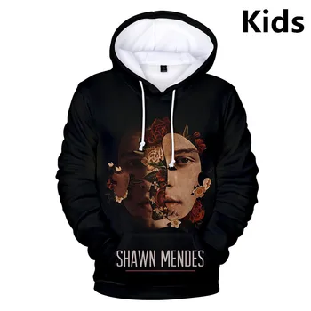 2 la 14 ani Copii Hanorace Shawn Mendes 3d imprimate tricou hanorac baieti fetele harajuku maneca lunga haina Jacheta haine adolescente