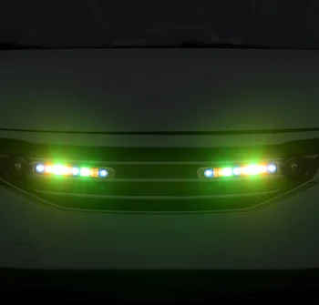 2 LED-uri Alimentate cu energie Eoliană Lumini de Zi Accesorii Auto pentru Subaru XV Outback, Forester Legacy Impreza XV BRZ Tribeca