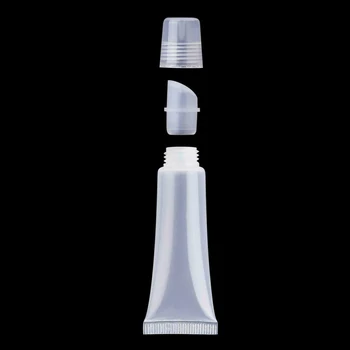 200Pcs 8g 10g 15g Gol luciu de Buze Moi Tuburi Balsam de Buze Crema de protecție Solară Sticla Cosmetice Compresibil Plastic PE DIY-Balsam de Container